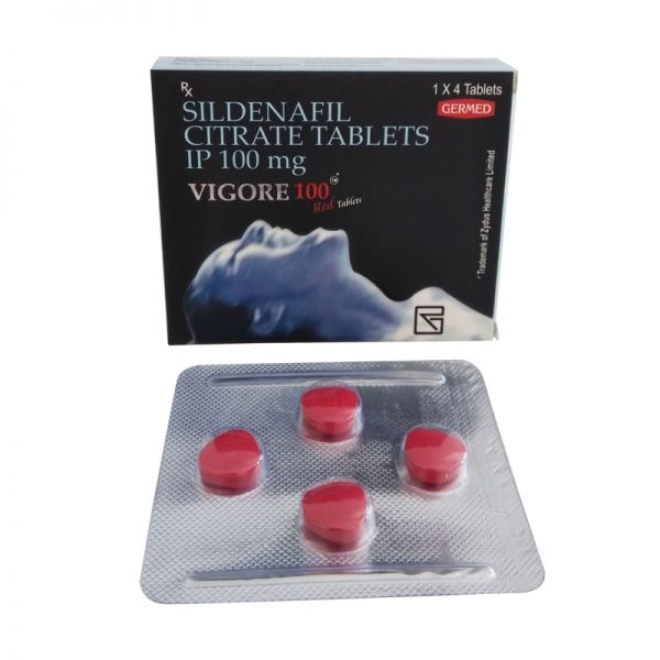 VIGORA 100mg/4粒 德國紅魔 威而鋼學藥名 丁丁藥局台灣官網正品